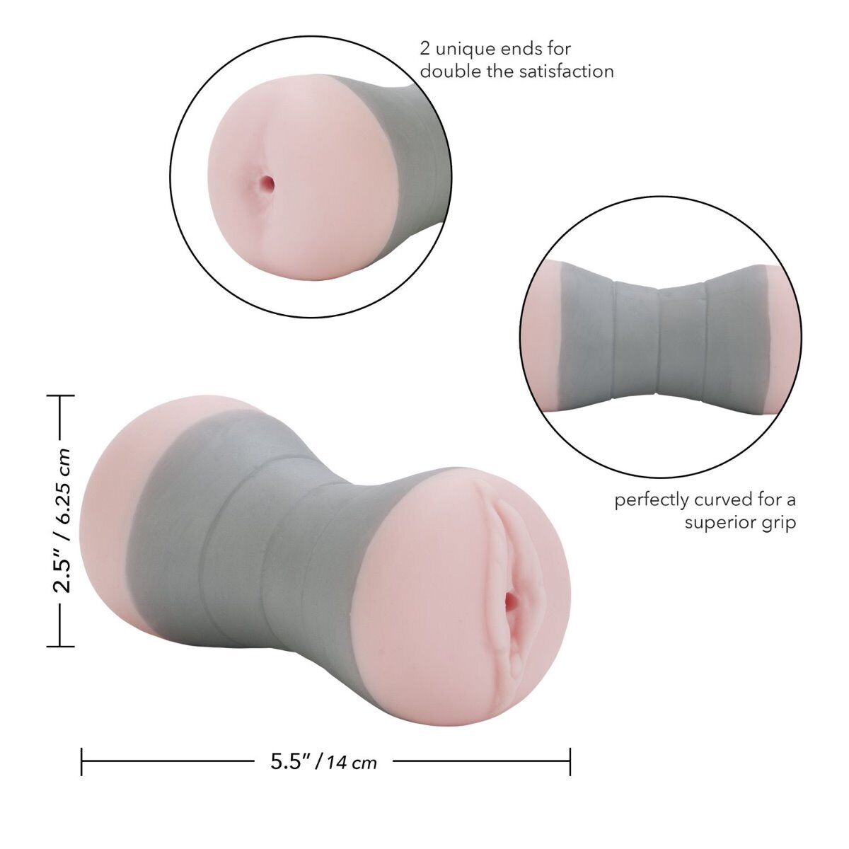 Travel Size Handheld Pocket Pussy Ass Male Masturbator Stroker Sleeve Sex Toy