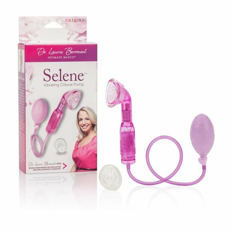 Dr. Laura Berman Selene Vibrating Orgasm Clitoral Pussy Pump Vibe Vibrator
