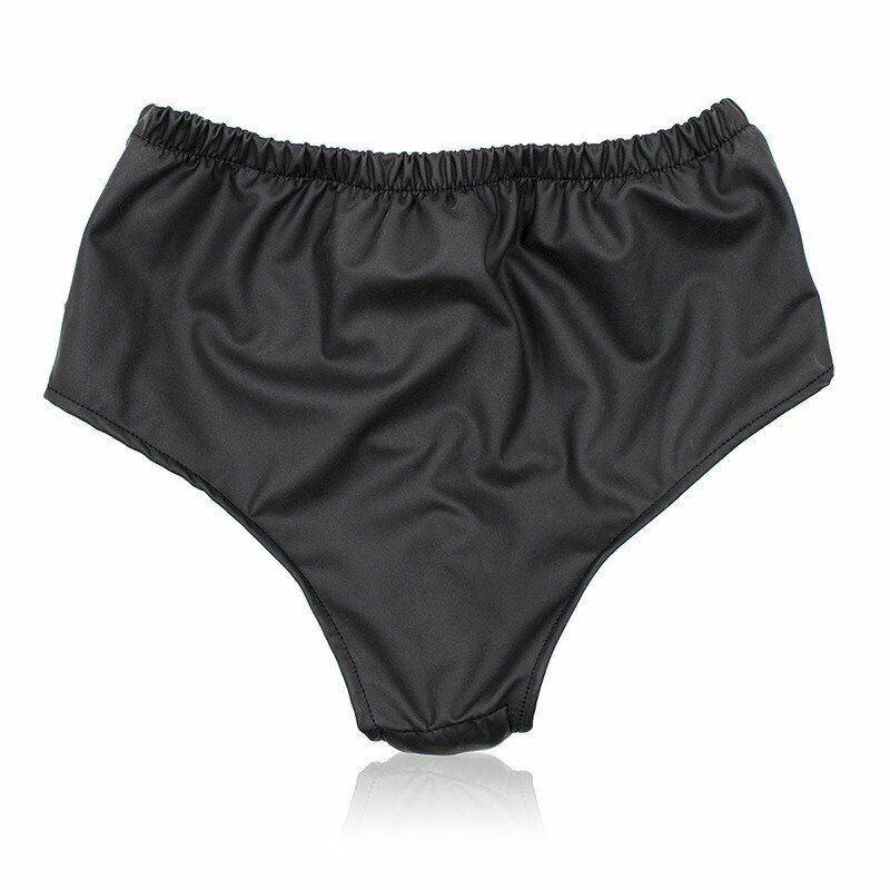 Wearable Male Underwear Shorts Brief Panty Thong + Silicone Anal Butt Plug