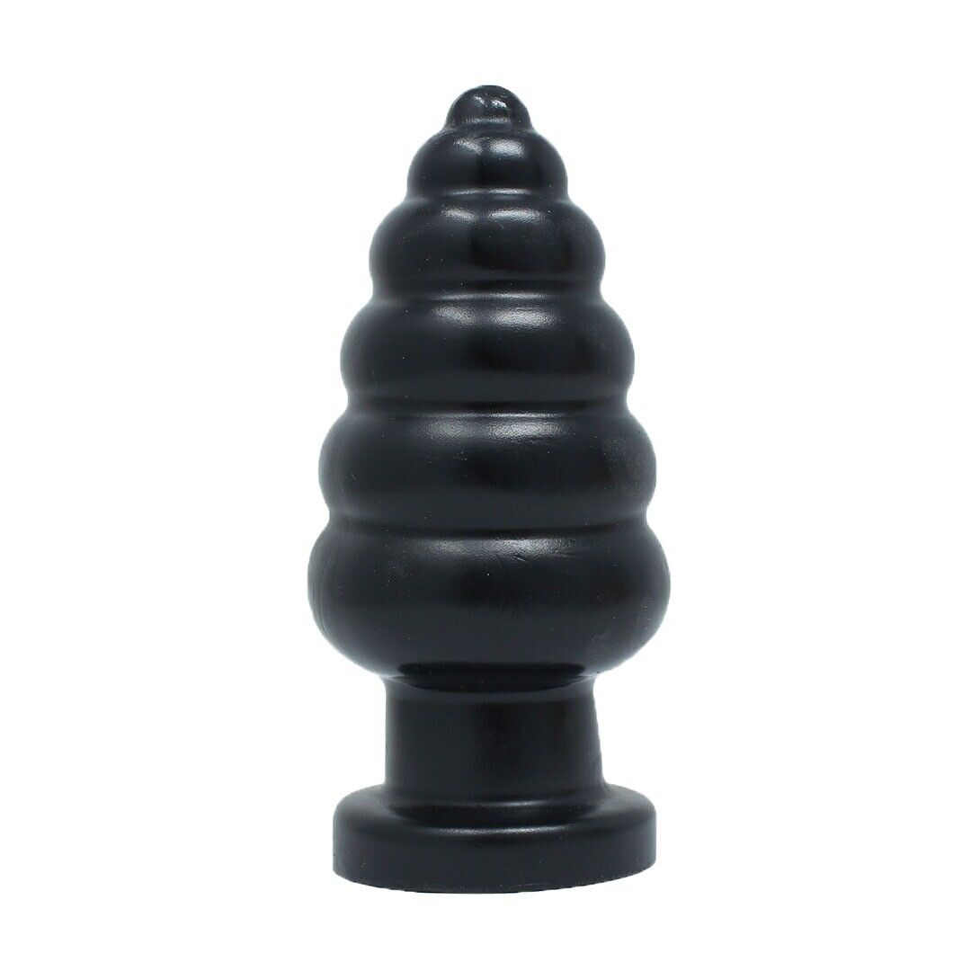 7" Huge Extra Large XXL Anal Plug Dildo Ribbed Butt Stretcher Anal Play Sex Toy