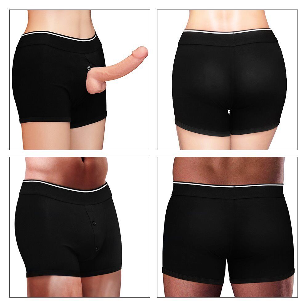Strap On Harness Shorts Brief for Pegging Dildo Dong Packing Packer Sex Toy XL