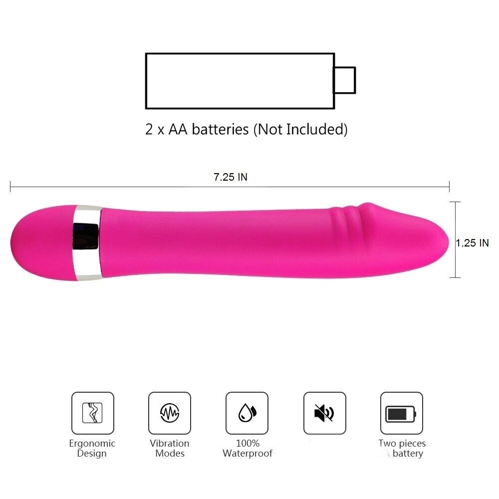 Realistic Female Women Clitoral Anal G-spot Vibrator Dildo Beginner Sex Toys