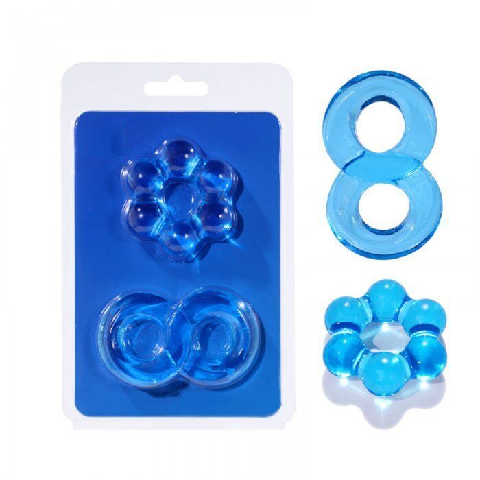 Thick Penis Enhancer Cock and Ball Ring Delay Prolong Sex Toys for Men Couples