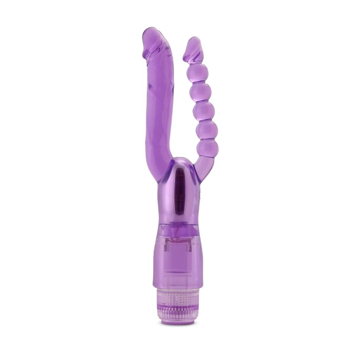 Vaginal Anal G-spot Dual Pleasure Double Penetration Vibrator Dildo DP Sex Toys